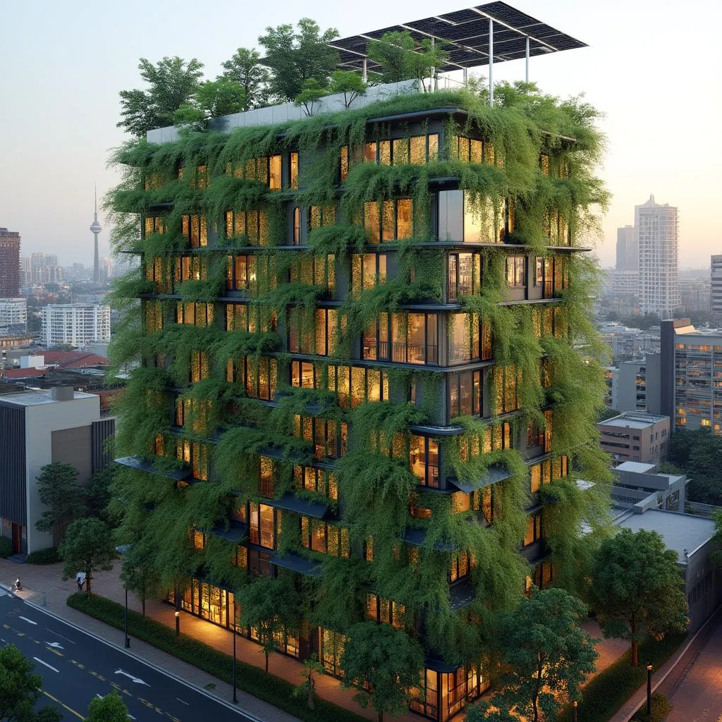 Eco-friendly building complex in Johannesburg