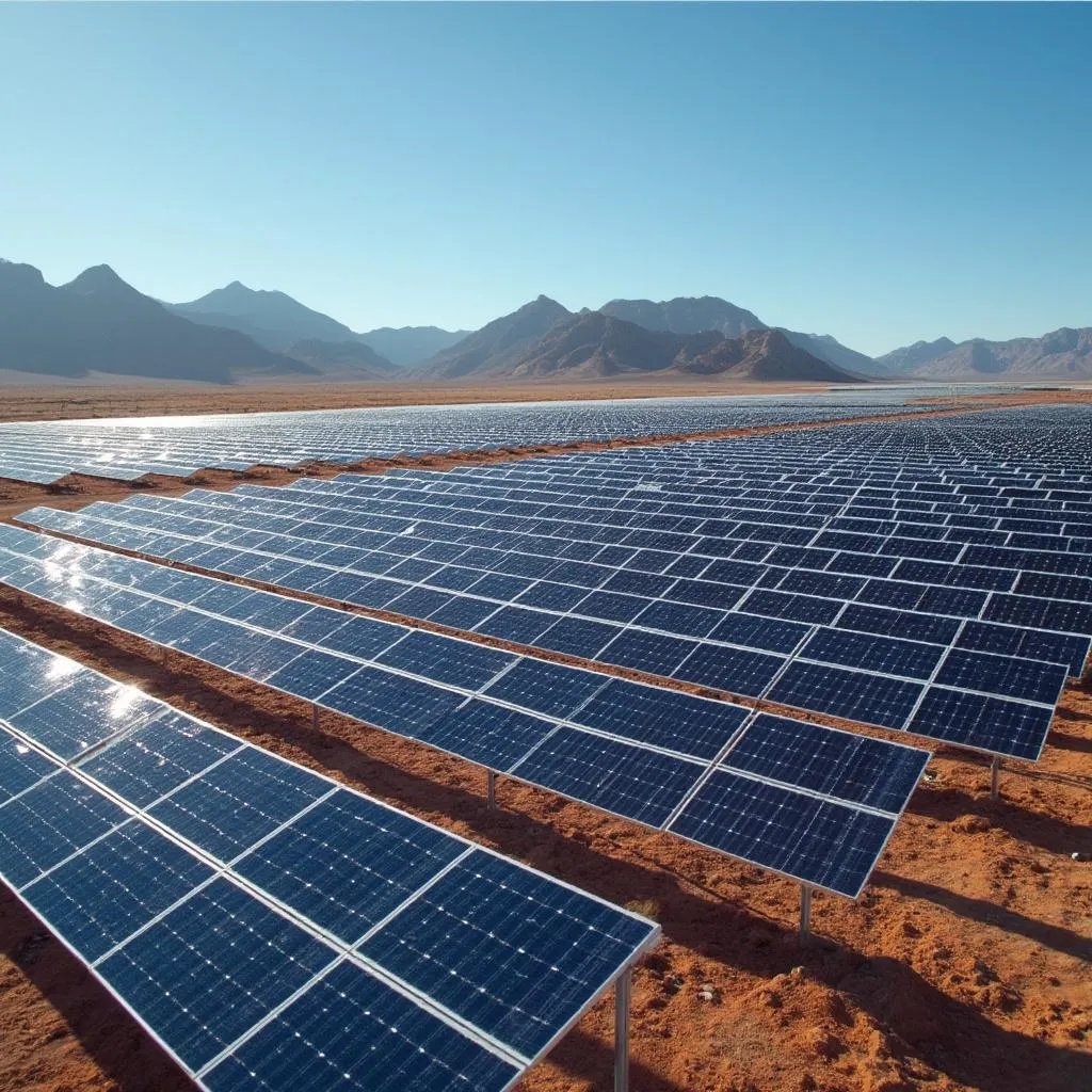 Large-scale solar farm in Northern Cape